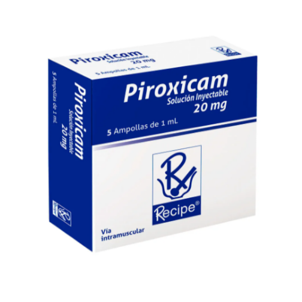 Imagen de PIROXICAM 20MG*5AMP