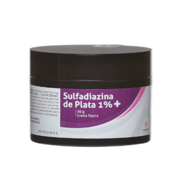 Imagen de SULFADIAZINA DE PLATA 1% POTE*30 GR