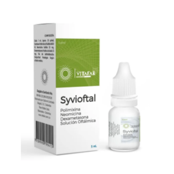 Imagen de SYVIOFTAL SOL. OFT. (POLI+NEO+DEXA) GOTERO*5ML