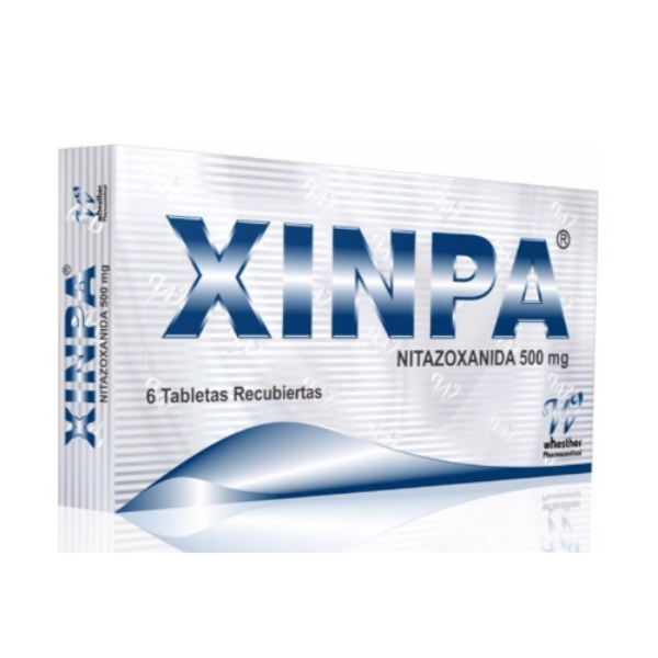 Imagen de XINPA (NITAZOXANIDA 500MG)CC*6 TABS