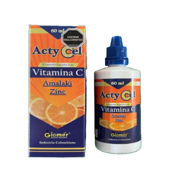 Imagen de ACTYCEL GOTAS * 60ML (VITAMINA C + AMALAKI + ZINC)