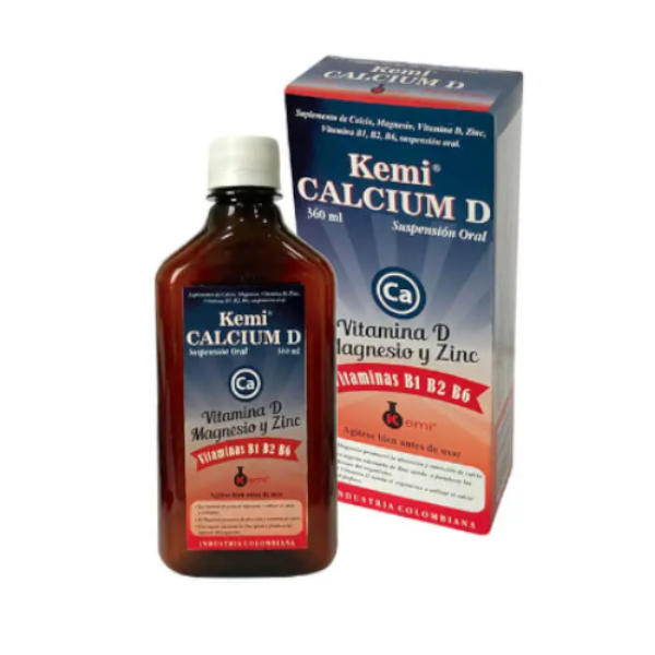 Imagen de KEMI CALCIUM D FRASCO 360 ML