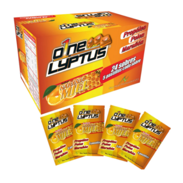 Imagen de ONE LYPTUS NARANJA MIEL *24 SOBRES
