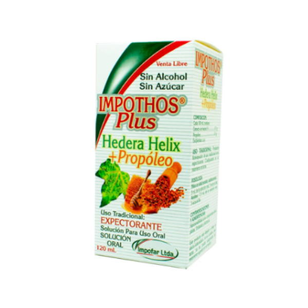 Imagen de IMPOTHOS PLUS FRASCO(HEREDA HELIX + PROPOLEO) SIN AZUCAR * 120ML
