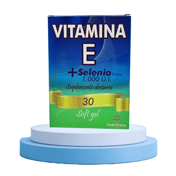 Imagen de VITAMINA E 1000UI+SELENIO CJ*30 SOFT GEL
