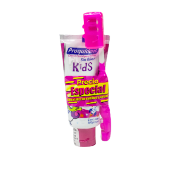 Imagen de CREMA DENTAL KIDS FUCSIA GRATIS CEPILLO*100 GR