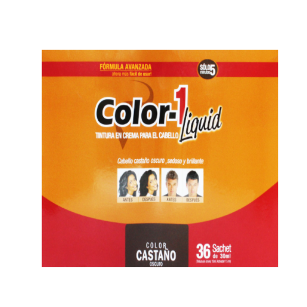 Imagen de TINTURA LIQUIDA CASTAÑO OSCURO CJ*36SACHETS