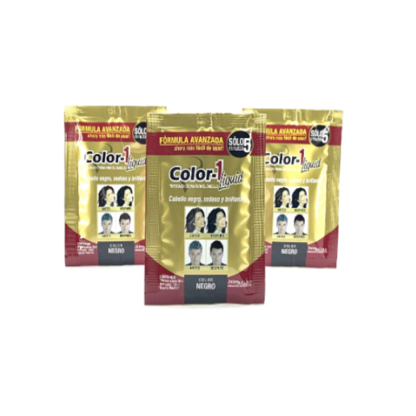 Imagen de TINTURA LIQUIDA NEGRO CJ*36 SACHETS