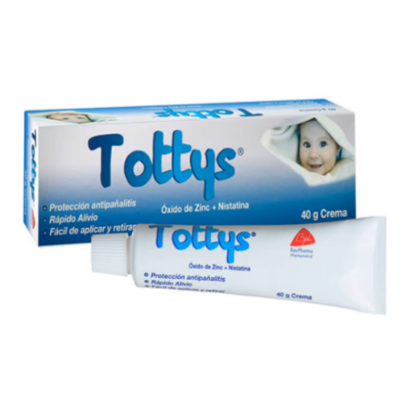 Imagen de TOTTYS (OXIDO DE ZINC + NISTATINA )*40GR