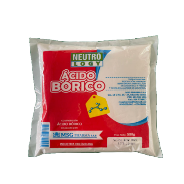 Imagen de ACIDO BORICO BOLSA*500 GR