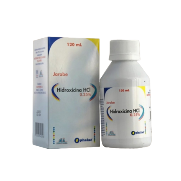 Imagen de HIDROXICINA HCL 0.25 %*120 ML