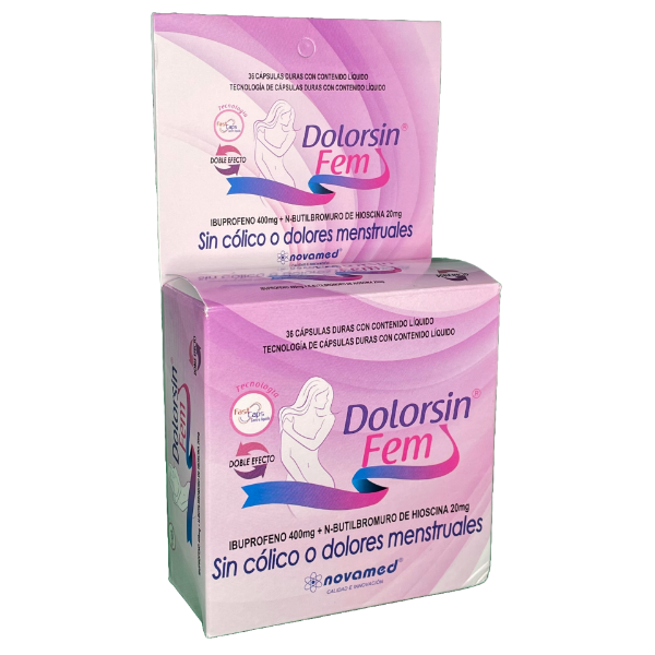 Imagen de DOLORSIN FEM CJ *36 CAPS