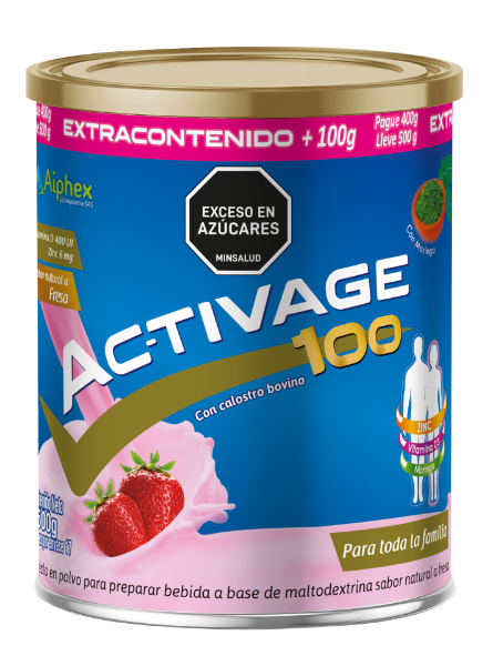 Imagen de ACTIVAGE*500 GR FRESA POLVO