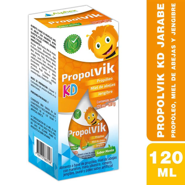 Imagen de PROPOLVIK KIDS FCO * 120 ML SABOR MENTA