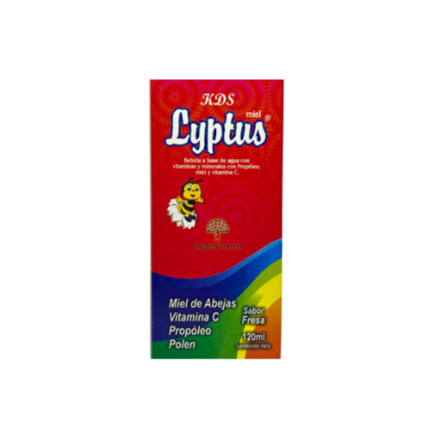 Imagen de LYPTUS JARABE NIÑOS FRESA*120 ML