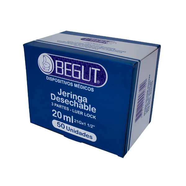 Imagen de JERINGA 20ML CAJA*50UND