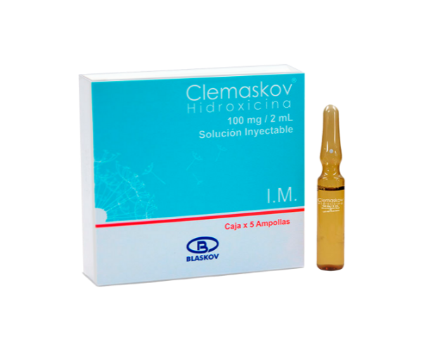 Imagen de CLEMASKOV HIDROXICINA 100MG/2ML*6 SOL INY