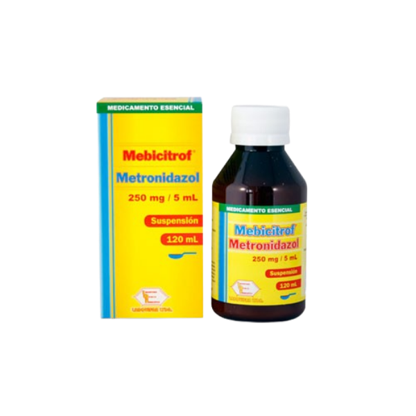 Imagen de MEBICITROF (METRONIDAZOL 250MG / 5 ML)*120 ML
