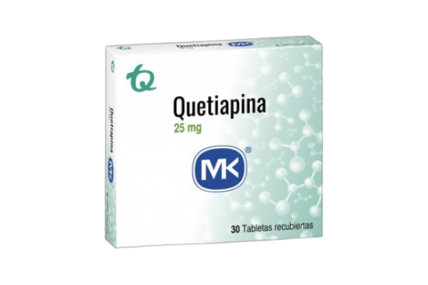 Imagen de QUETIAPINA 25MG CJ*30 TAB