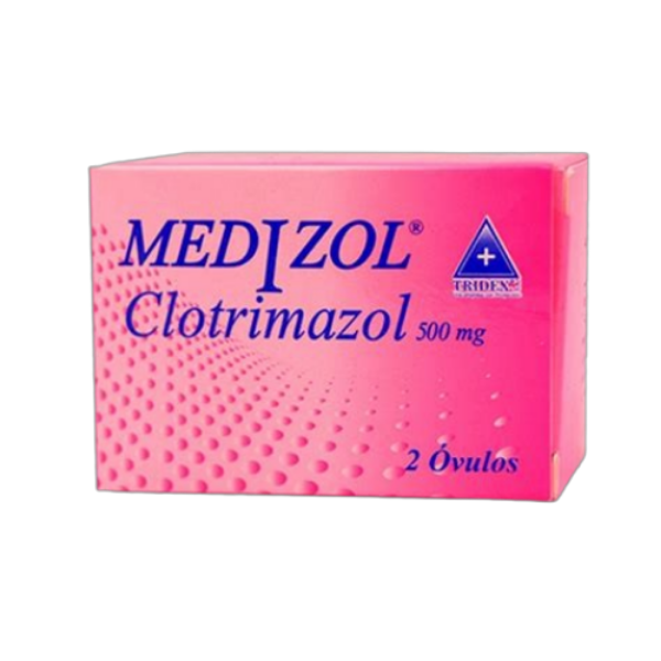 Imagen de MEDIZOL 500MG (CLOTRIMAZOL) CAJA*2 OVULOS