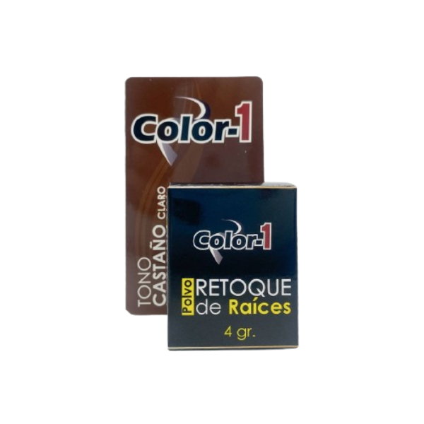 Imagen de POLVO RETOQUE DE RAICES 4 GR CASTAÑO CLARO