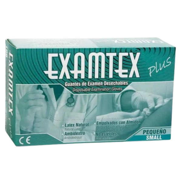 Imagen de GUANTES EXAMEN LATEX TALLA S CJ*100 UNDS