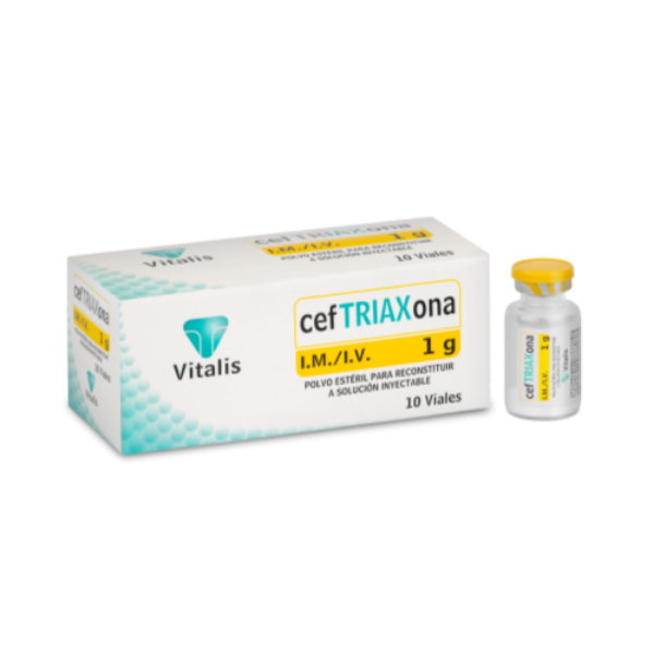 Imagen de CEFTRIAXONA 1G Cj*10Amp