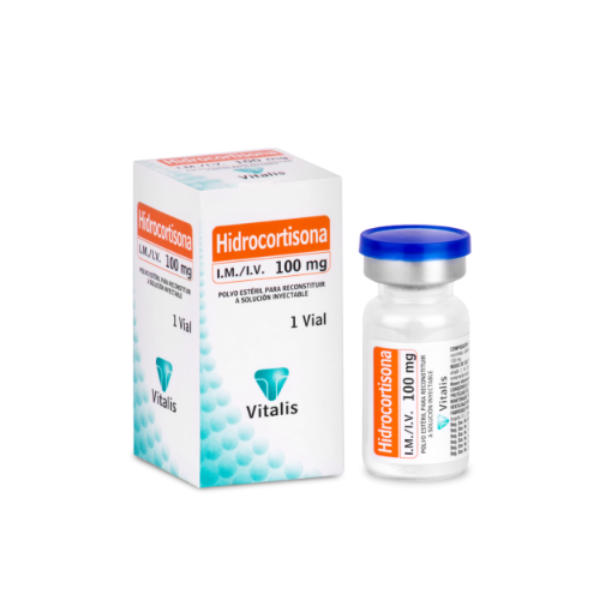Imagen de HIDROCORTISONA 100MG *1AMP