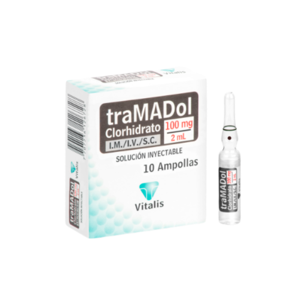 Imagen de TRAMADOL 100MG *10 AMP