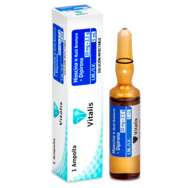 Imagen de HIOSCINA N-BUTIL BROMURO + DIPIRONA *5ML