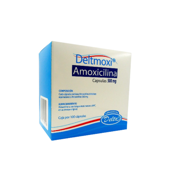Imagen de DELTMOXI AMOXICILINA 500 MG *100 CAPS