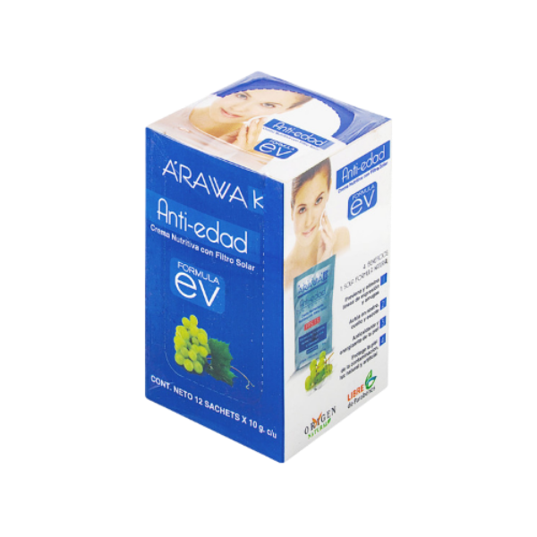 Imagen de ARAWAK CREMA ANTI-EDAD (ACIDO HIALURONICO) CJA*12 SACHETS