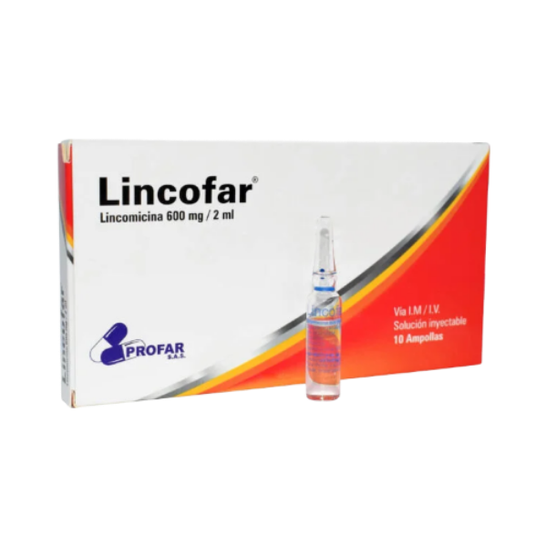 Imagen de LINCOFAR (LINCOMICINA) CJ*10 INY