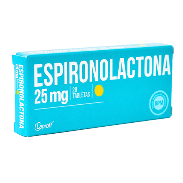 Imagen de ESPIRONOLACTONA 25MG CJ*20 TBS
