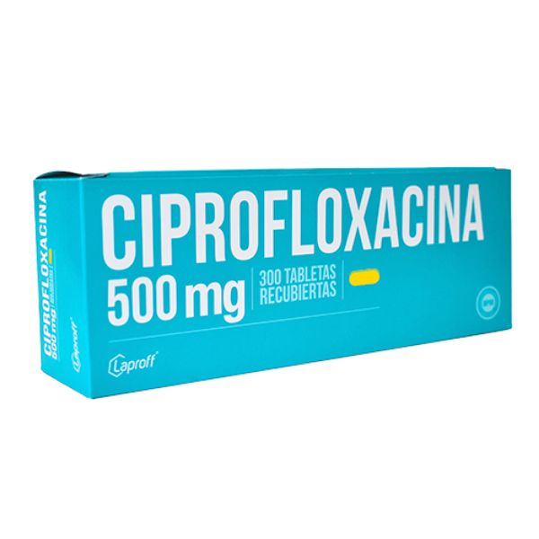 Imagen de CIPROFLOXACINA 500 MG *300 TAB