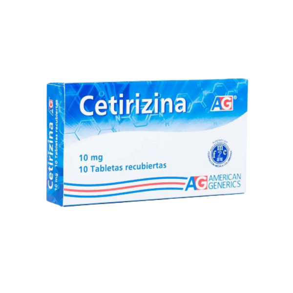 Imagen de CETIRIZINA 10MG CJ* 10 TBS REC