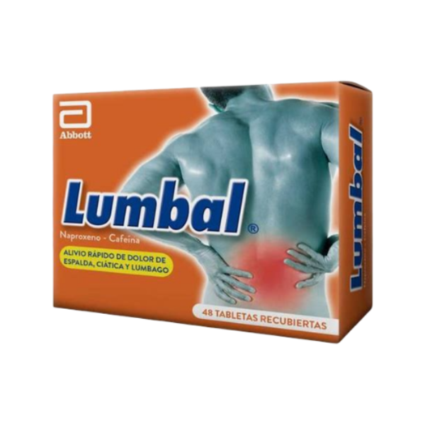 Imagen de LUMBAL (NAPRO+CAF)*48 TAB