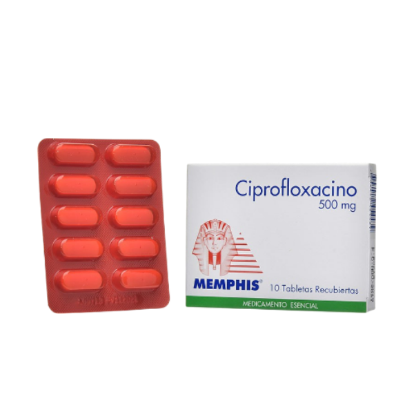 Imagen de CIPROFLOXACINO 500MG *10 TABS