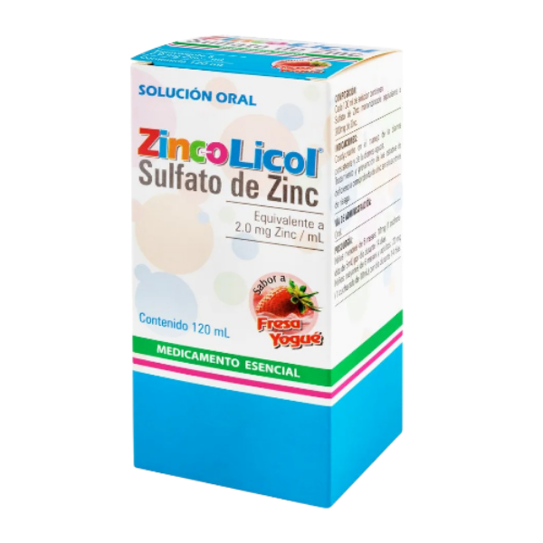 Imagen de ZINCOLICOL FRESA *120 ML