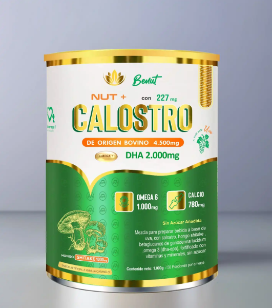 Imagen de CALOSTRO BOVINO *1000 GR SABOR VAINILLA CARAMELO NUT