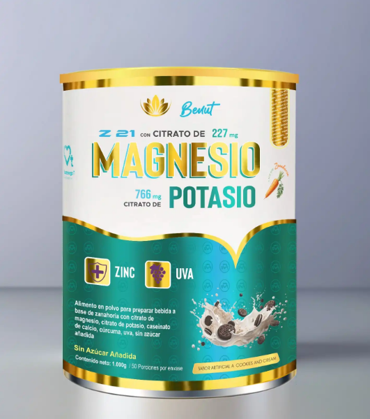 Imagen de CITRATO DE MAGNESIO-POTASIO *1000GR SABOR COOKIES AND CREAM NUT