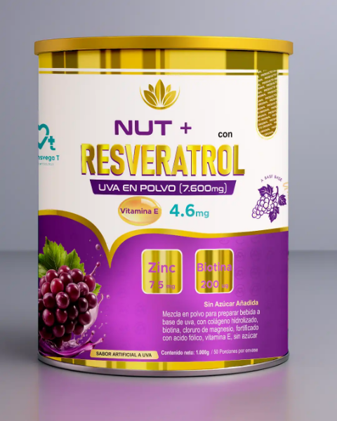 Imagen de RESVERATROL EN POLVO *1000 GR SABOR UVA