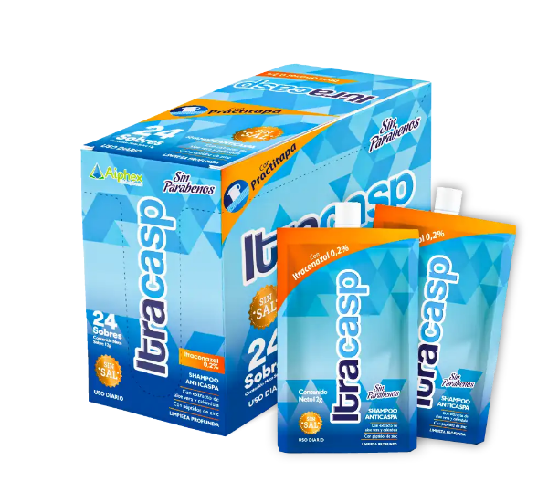 Imagen de ITRACASP  SHAMPOO CJ*24 SOBRES 1+1