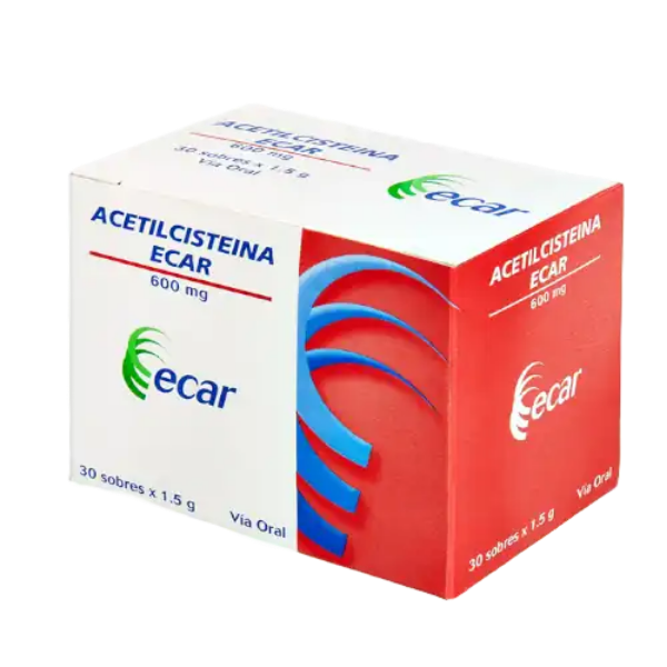 Imagen de ACETILCISTEINA 600MG CJ*30 SOBRES