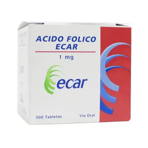Imagen de ACIDO FOLICO 1 MG *300 TAB