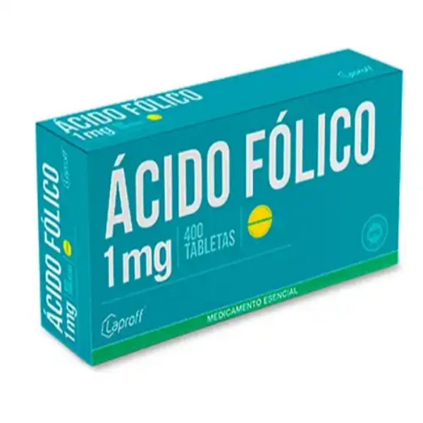 Imagen de ACIDO FOLICO 1MG CAJA*400 TBS