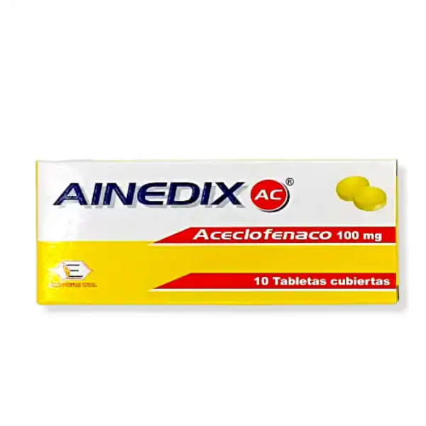 Imagen de AINEDIX AC (ACECLOFENACO 100 MG)*10 TABLETAS L