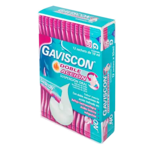 Imagen de GAVISCON DOBLE ACCION*12 SACHETS