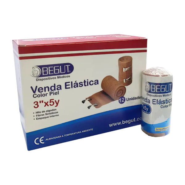 Imagen de VENDA ELASTICA 3*5 COLOR PIEL