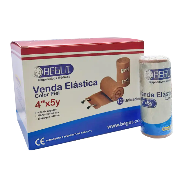 Imagen de VENDA ELASTICA 4*5 COLOR PIEL